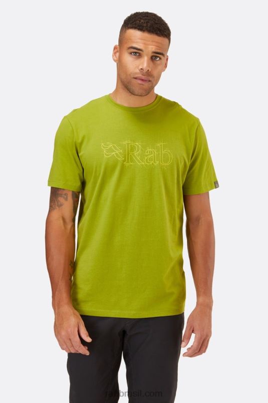 L0n04968 Camiseta De Algodão Orgânico De Esboço De Postura Rab - Image 1