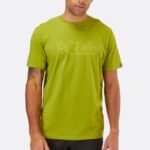 L0n04968 Camiseta De Algodão Orgânico De Esboço De Postura Rab