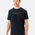 L0n04969 Camiseta De Algodão Orgânico De Esboço De Postura Rab